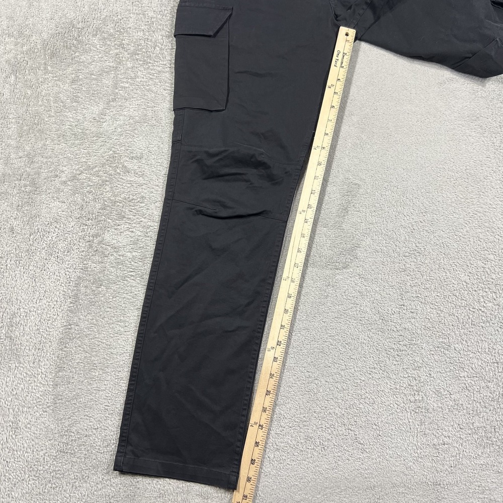 BYLT Cargo Pants Mens 32 Black Stretch Cotton 31" Inseam - Picture 2 of 13